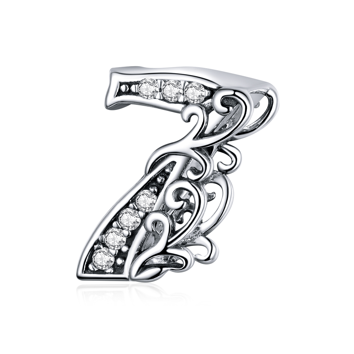 Pandora Style Nummer 7 Bedel - SCC1418-7 Pandora Style Nummer 7 Bedel - SCC1418-7