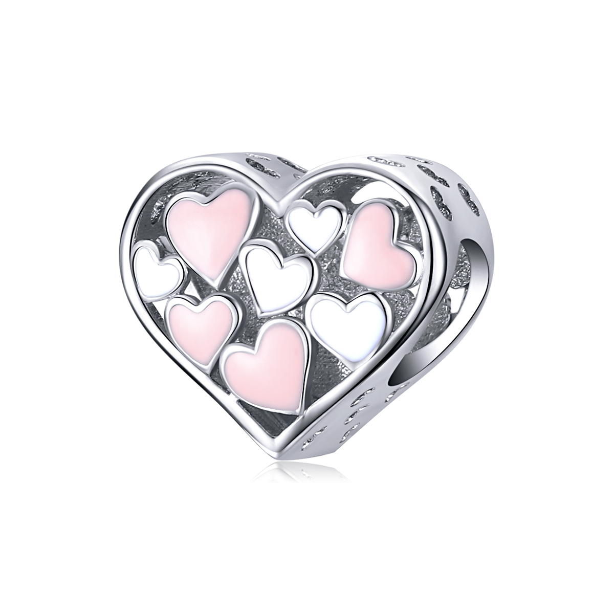 Pandora Style Romantiek Hart Bedel - SCC1423 Pandora Style Romantiek Hart Bedel - SCC1423