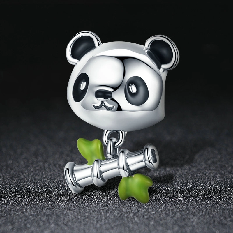 (afbeelding voor) Pandora Style Panda eet graag bamboe Bedel - SCC325 - Bekijken 3