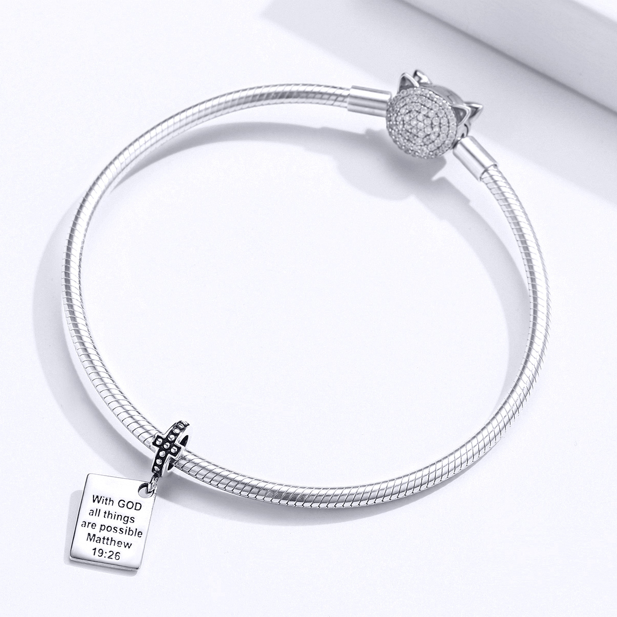 Pandora Style Bijbel Hangende Bedel - SCC1424