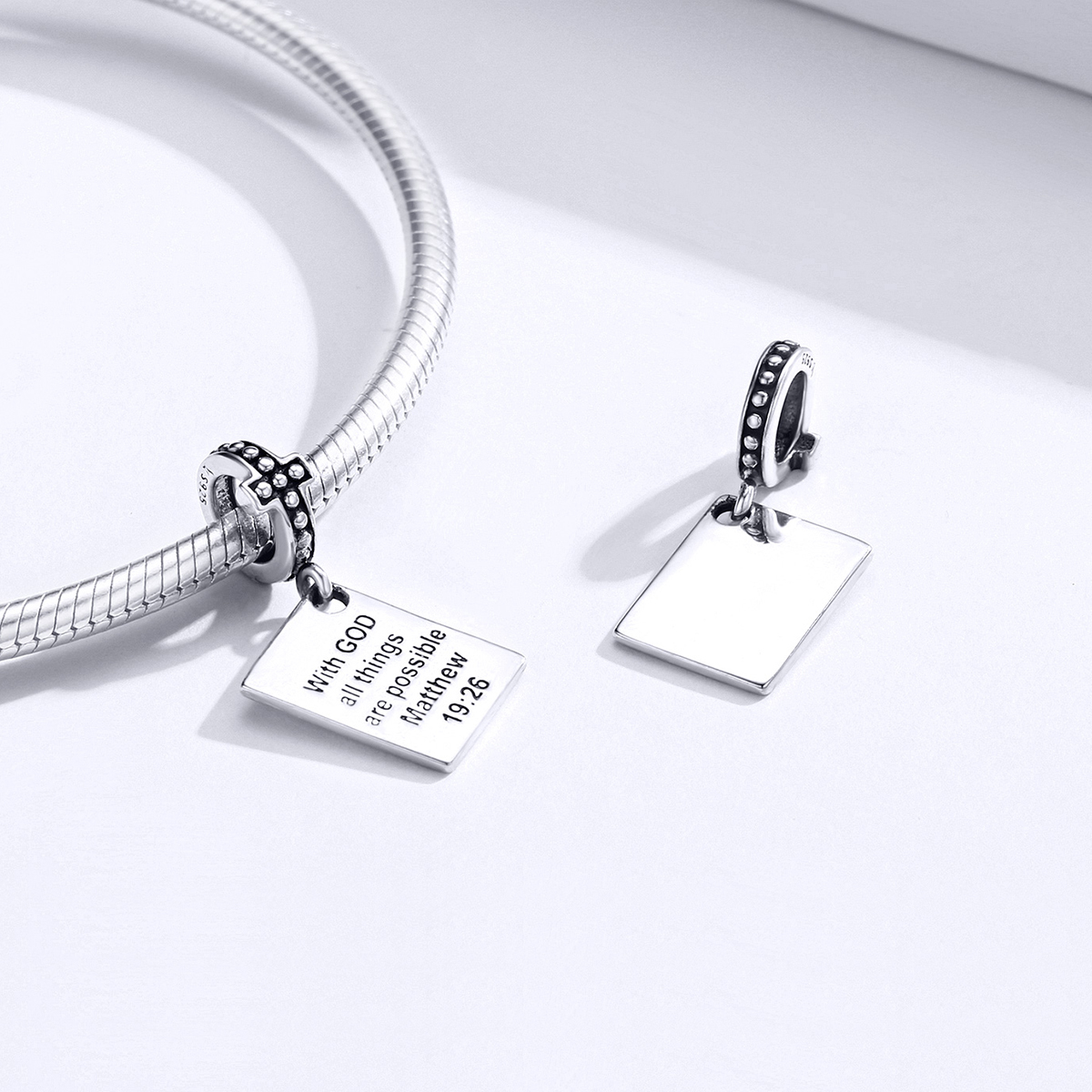 Pandora Style Bijbel Hangende Bedel - SCC1424