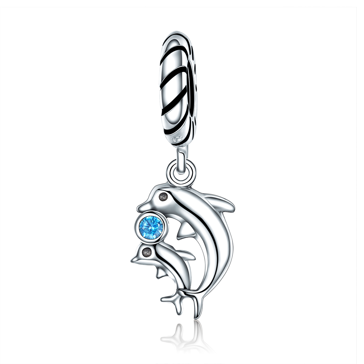 Pandora Style Dolfijn Hangende Bedel - SCC264 Pandora Style Dolfijn Hangende Bedel - SCC264
