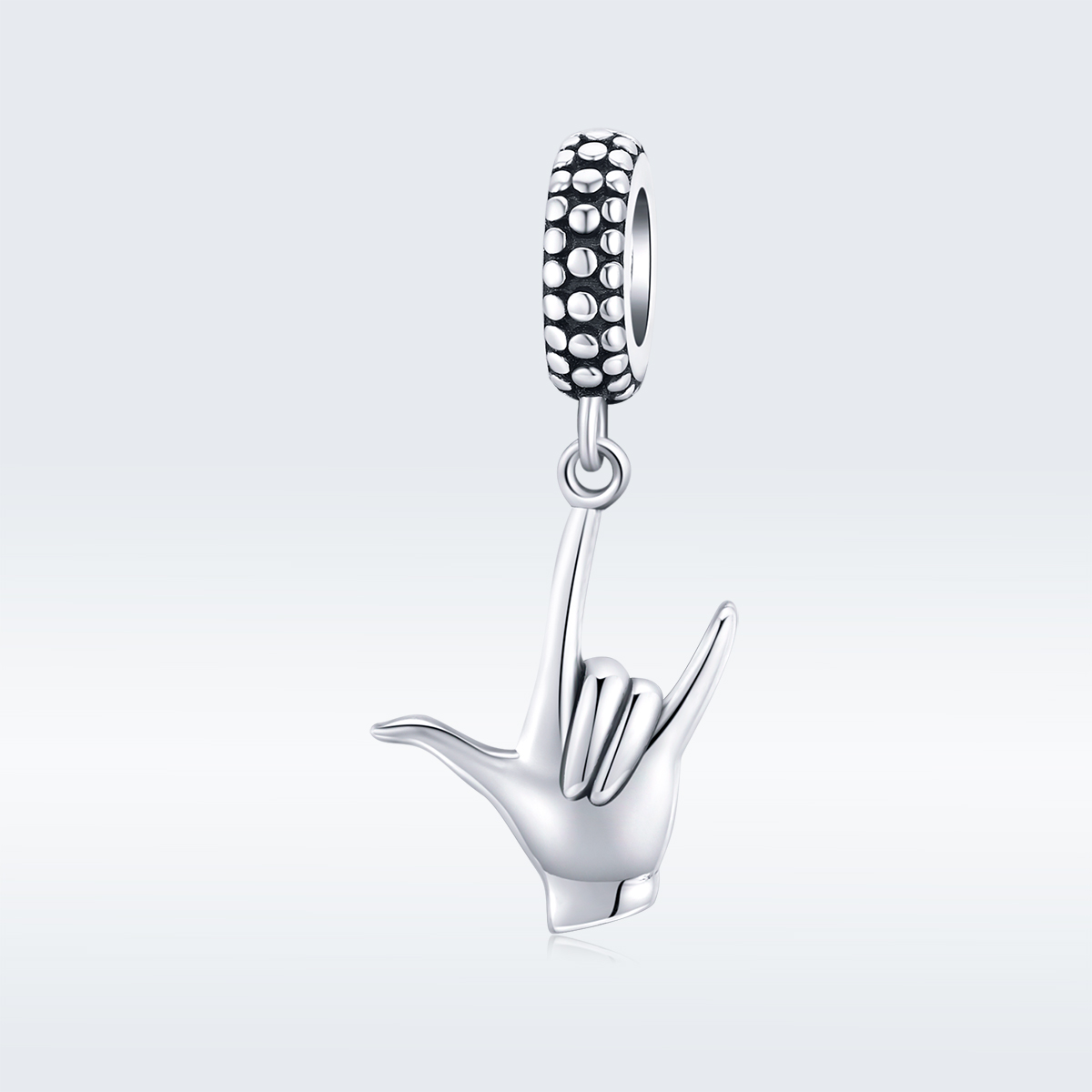Pandora Style Gebaar Hangende Bedel - SCC1438 Pandora Style Gebaar Hangende Bedel - SCC1438