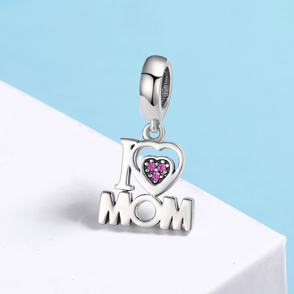 Pandora Style Ik hou van mama Hangende Bedel - SCC420