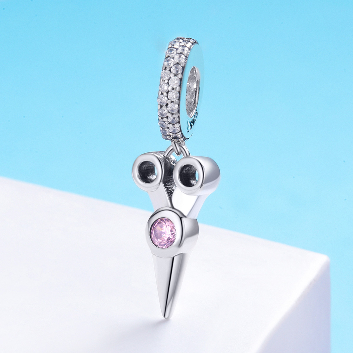 Pandora Style Kleine kappersschaar Hangende Bedel - SCC656