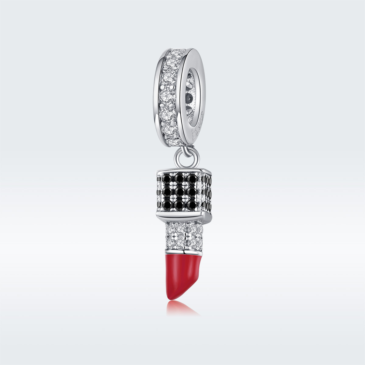 Pandora Style Lippenstift Hangende Bedel - SCC1392 Pandora Style Lippenstift Hangende Bedel - SCC1392