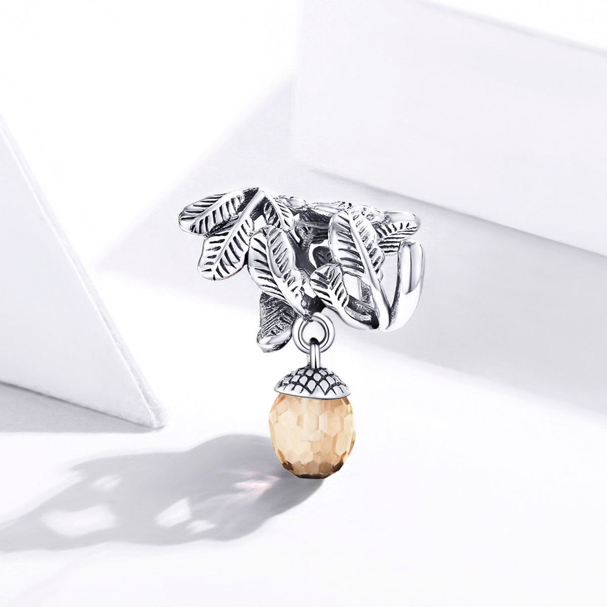 Pandora Style Lucky Dennenappel Hangende Bedel - BSC336