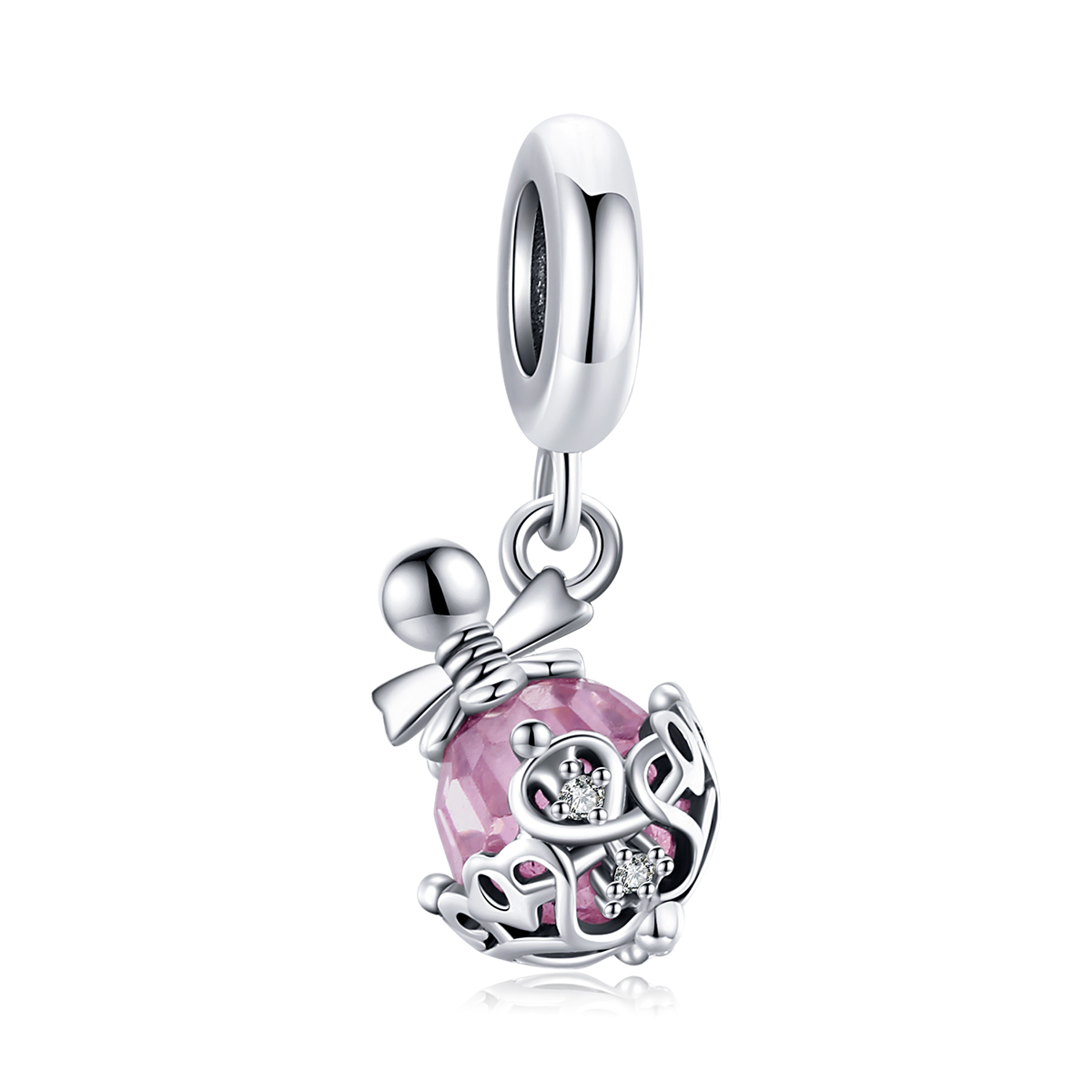 Pandora Style Parfum flesje Hangende Bedel - SCC1734 Pandora Style Parfum flesje Hangende Bedel - SCC1734