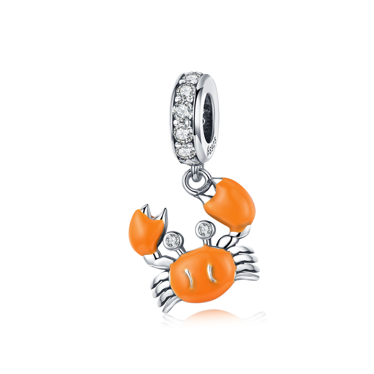Pandora Style Zomerkrab Hangende Bedel - BSC076 Pandora Style Zomerkrab Hangende Bedel - BSC076