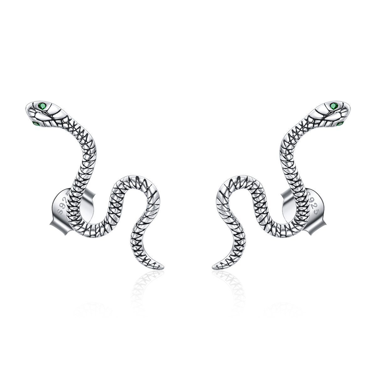 Pandora Style Dans van de slang Oorknopjes - SCE1111 Pandora Style Dans van de slang Oorknopjes - SCE1111