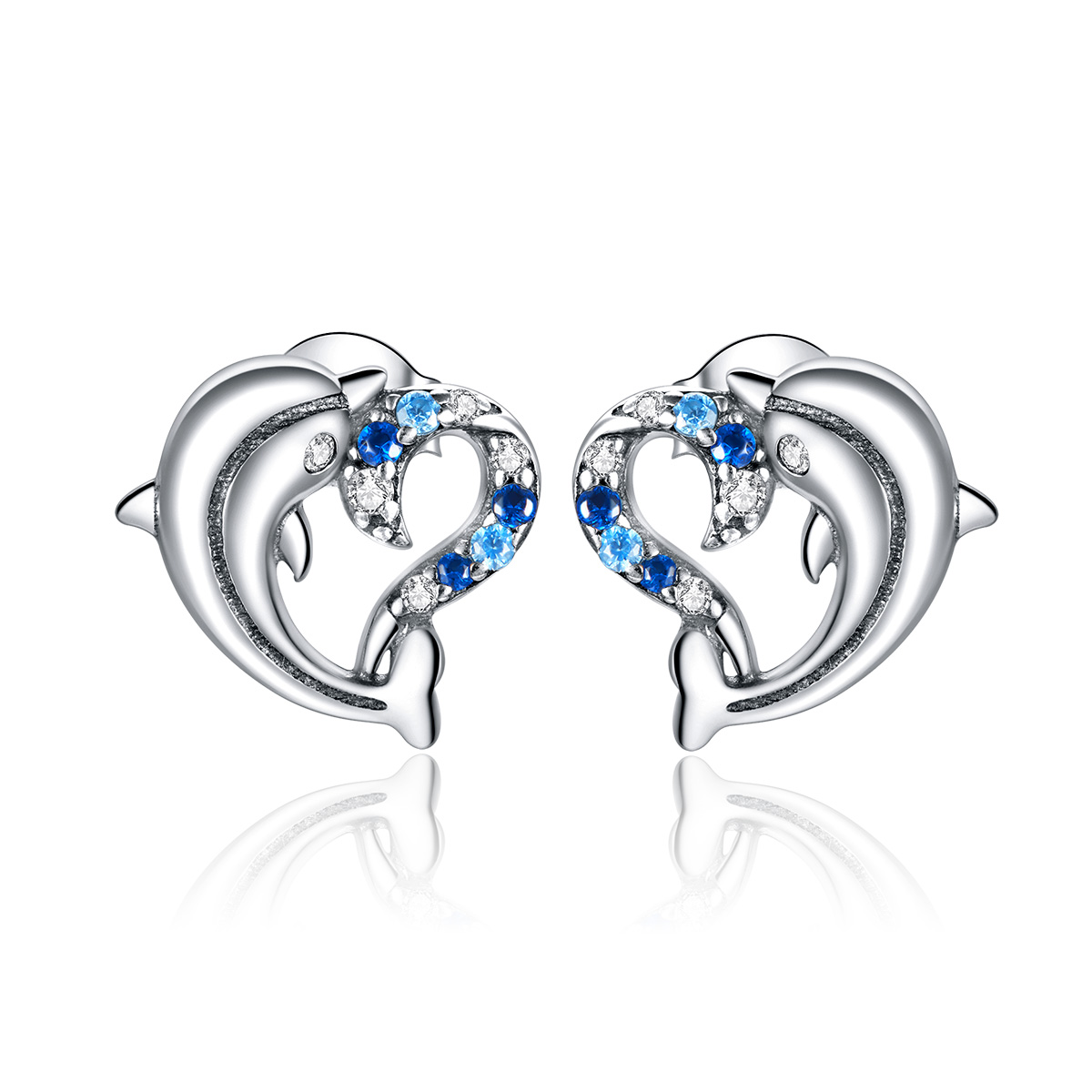 Pandora Style De Elfen van de dolfijn Oorknopjes - SCE930