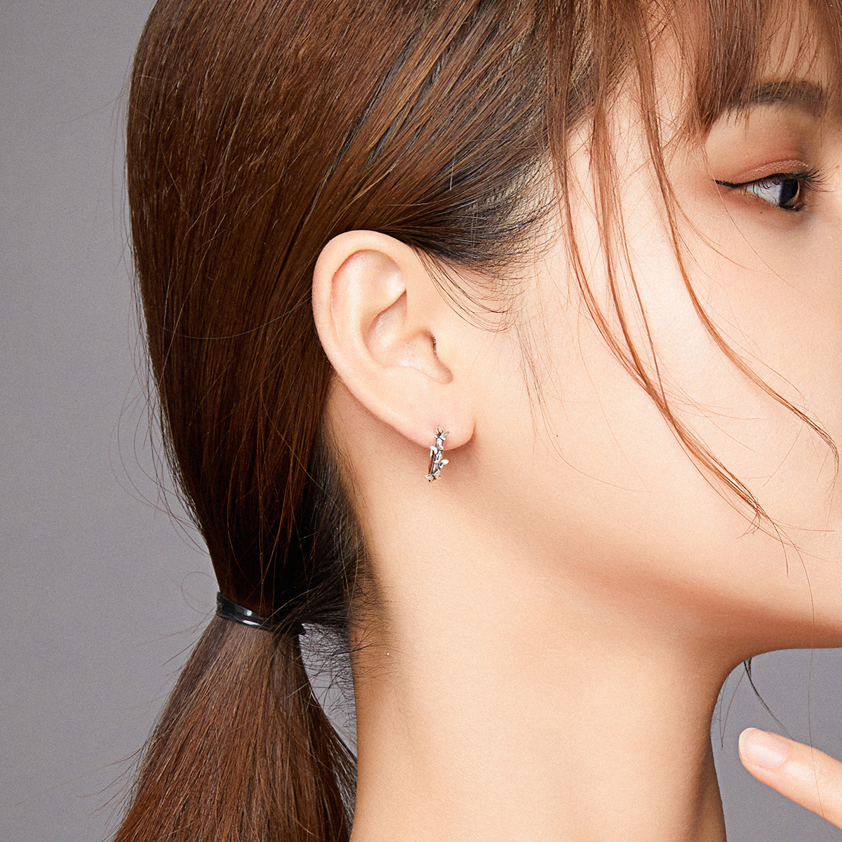 Pandora Style Elegante Butterfiles Oorringen - SCE927