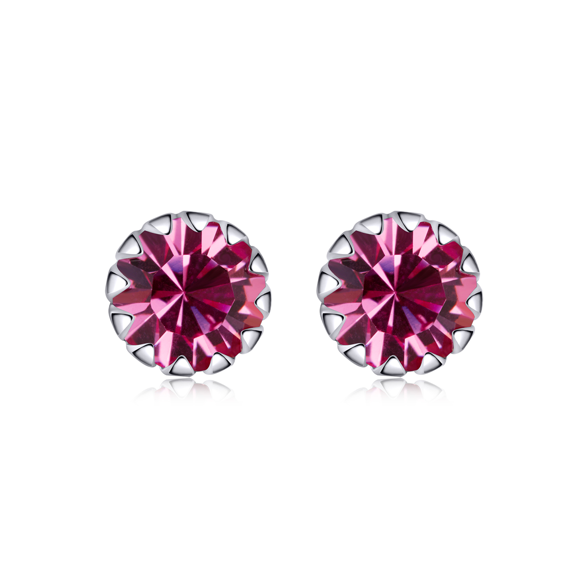 Pandora Style Geboortesteen oktober Oorknopjes - SCE862-10 Pandora Style Geboortesteen oktober Oorknopjes - SCE862-10