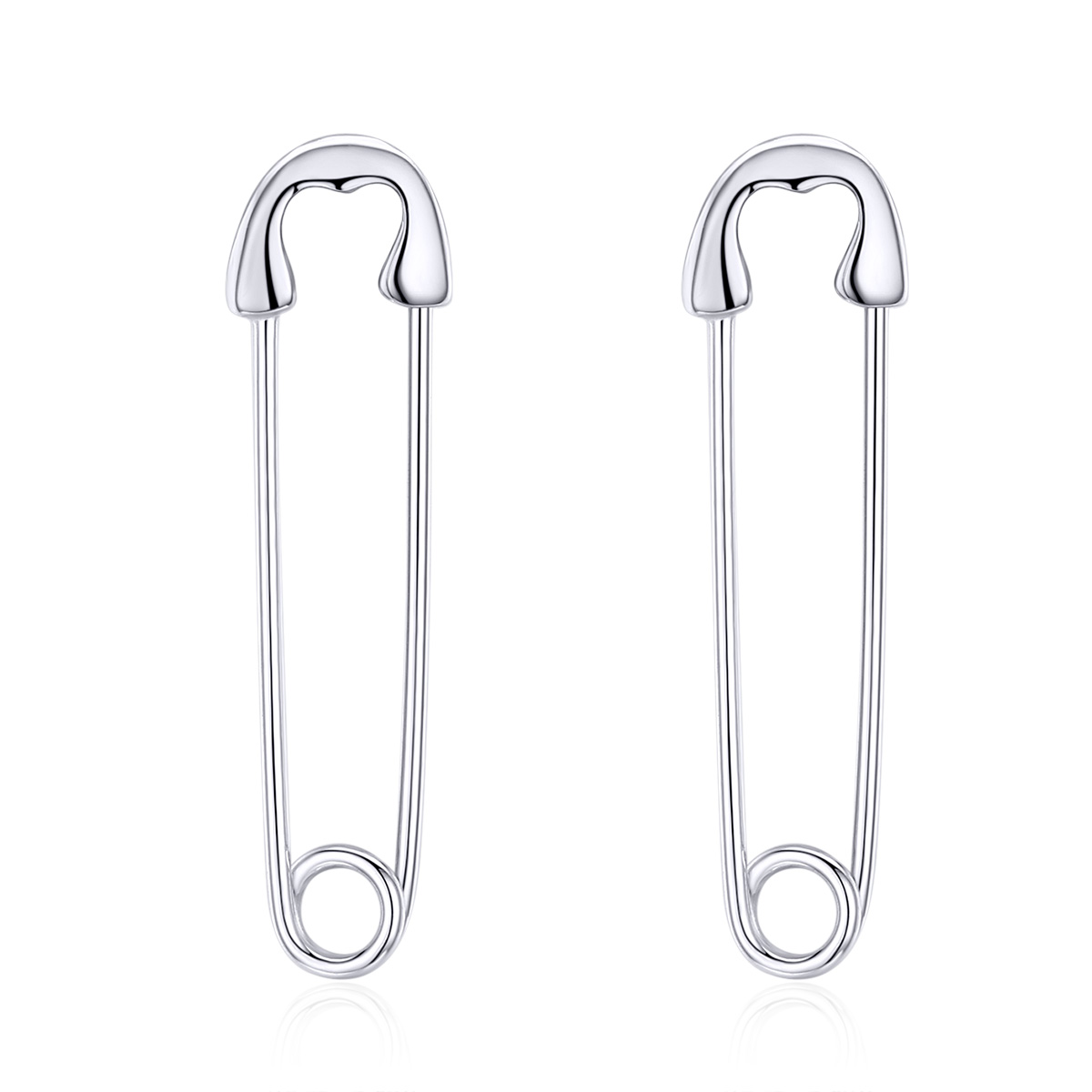 Pandora Style Gelukkig Paperclip Oorknopjes - SCE695-A Pandora Style Gelukkig Paperclip Oorknopjes - SCE695-A