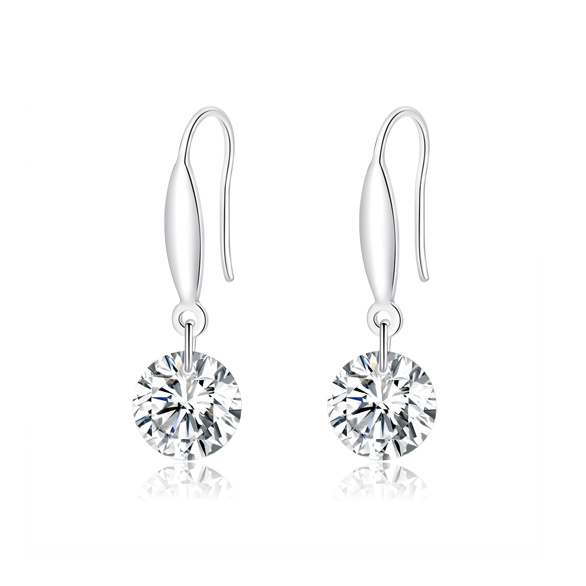 Pandora Style Glanzend Meisje Oorhangers - BSE212