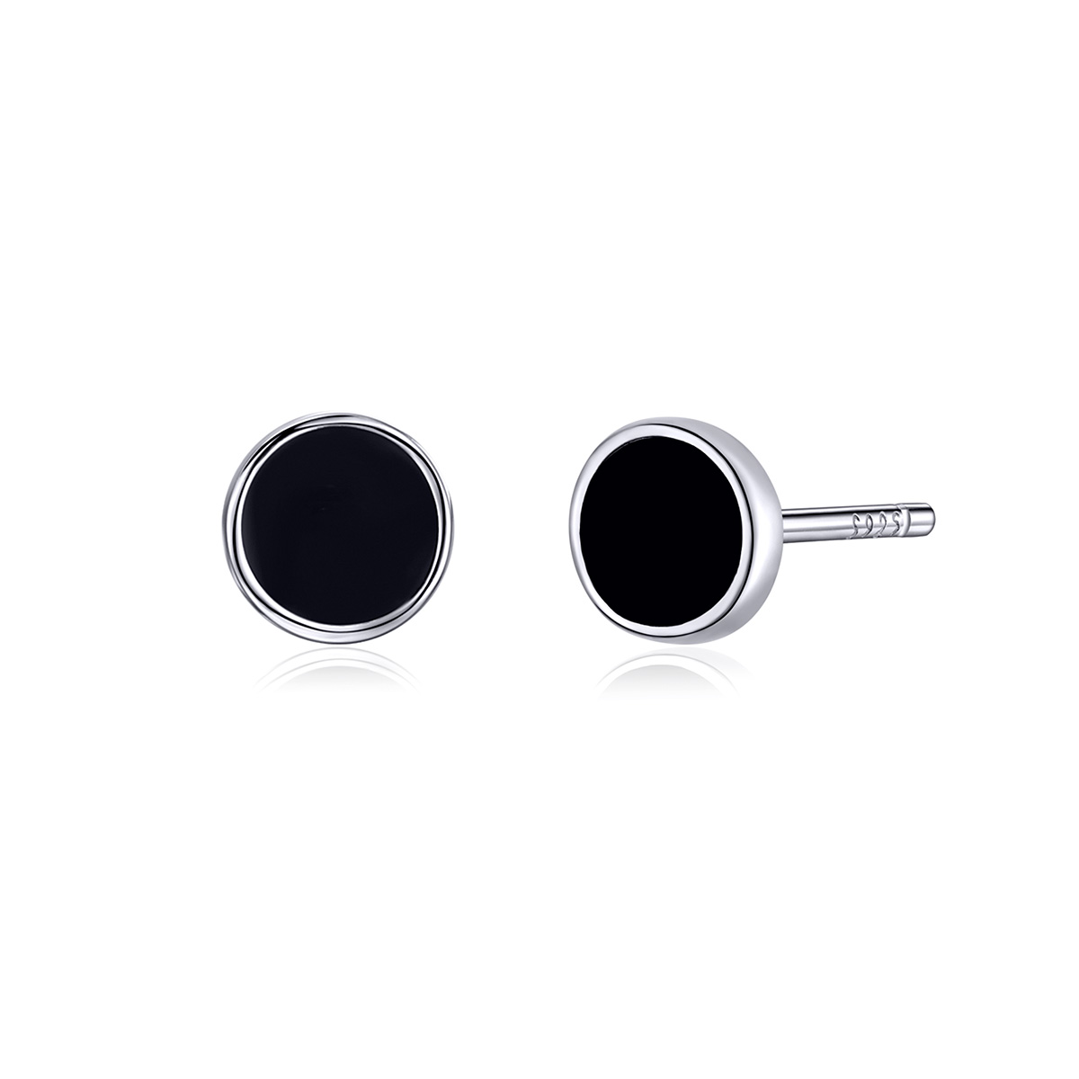 Pandora Style Klein rond stuk Oorknopjes - SCE694 Pandora Style Klein rond stuk Oorknopjes - SCE694
