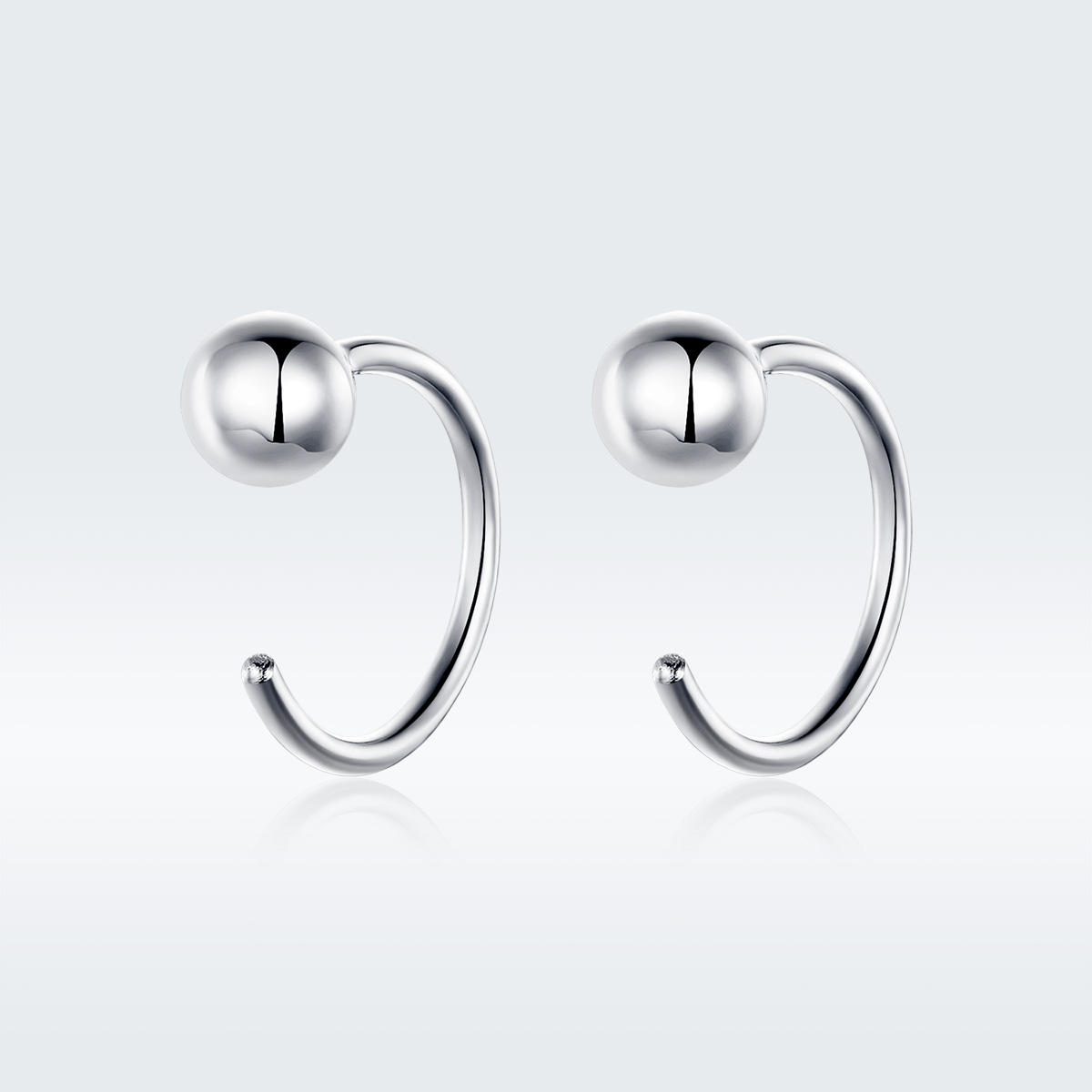 Pandora Style kleine bal Oorringen - SCE782-A Pandora Style kleine bal Oorringen - SCE782-A