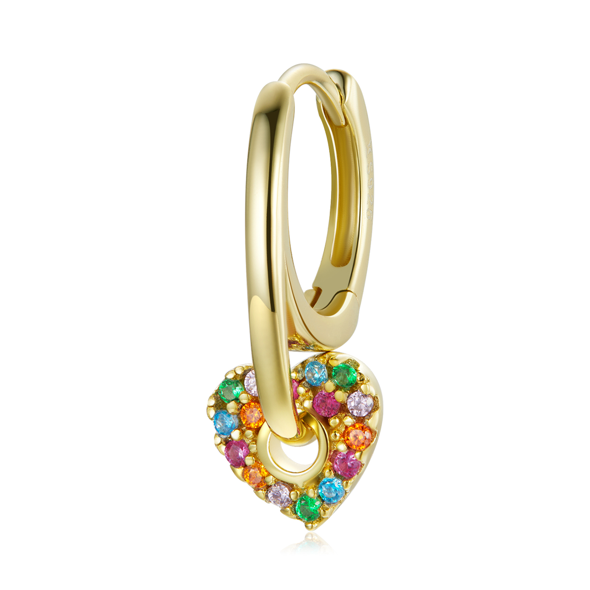 Pandora Style Mysterieuze Spanje Liefde Oorringen - SCE1149
