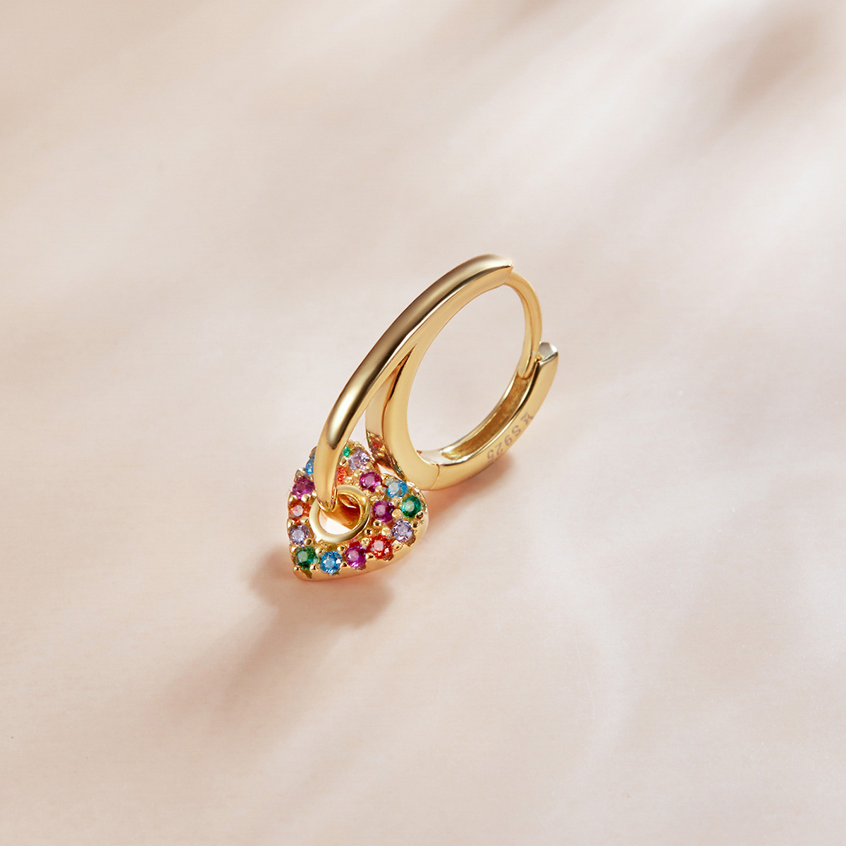 Pandora Style Mysterieuze Spanje Liefde Oorringen - SCE1149