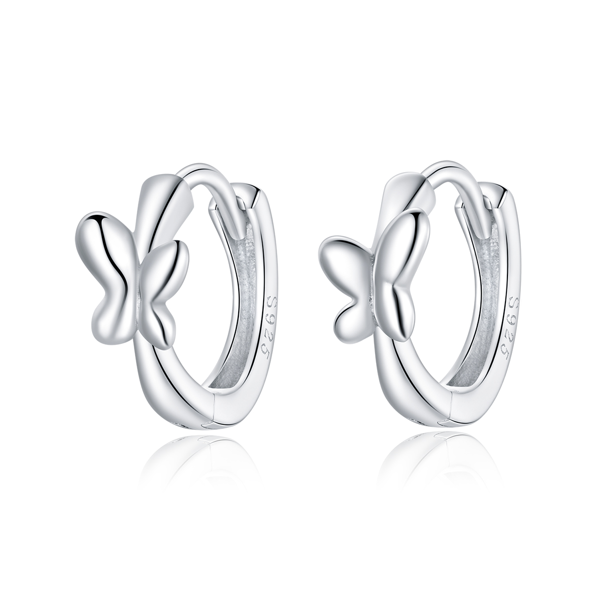 Pandora Style Vlinder Oorringen - SCE1038 Pandora Style Vlinder Oorringen - SCE1038