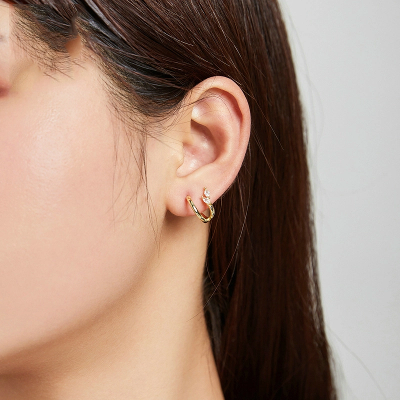 (afbeelding voor) Pandora Style Diamant Oorringen - SCE1080 - Bekijken 4