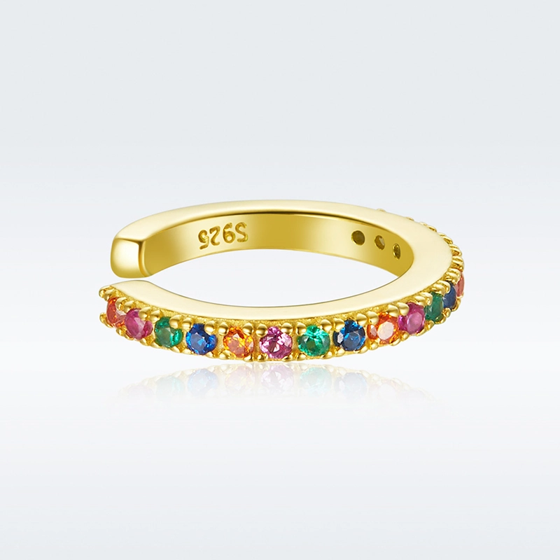 (afbeelding voor) Pandora Style Kleurrijk Oorclip - SCE993-B - Bekijken 3