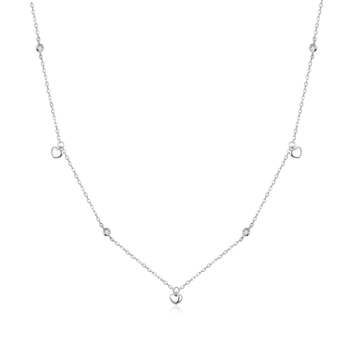 Pandora Style Hart vorm Chain Ketting - SCN417 Pandora Style Hart vorm Chain Ketting - SCN417