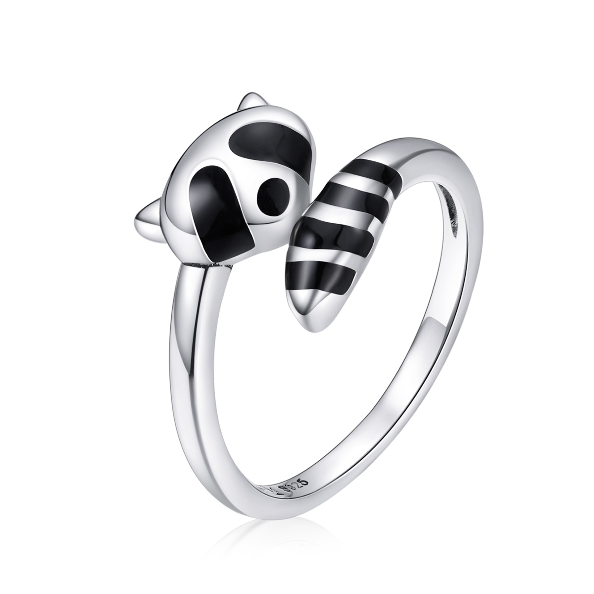 Pandora Style kleine wasbeer Open Ring - SCR652 Pandora Style kleine wasbeer Open Ring - SCR652