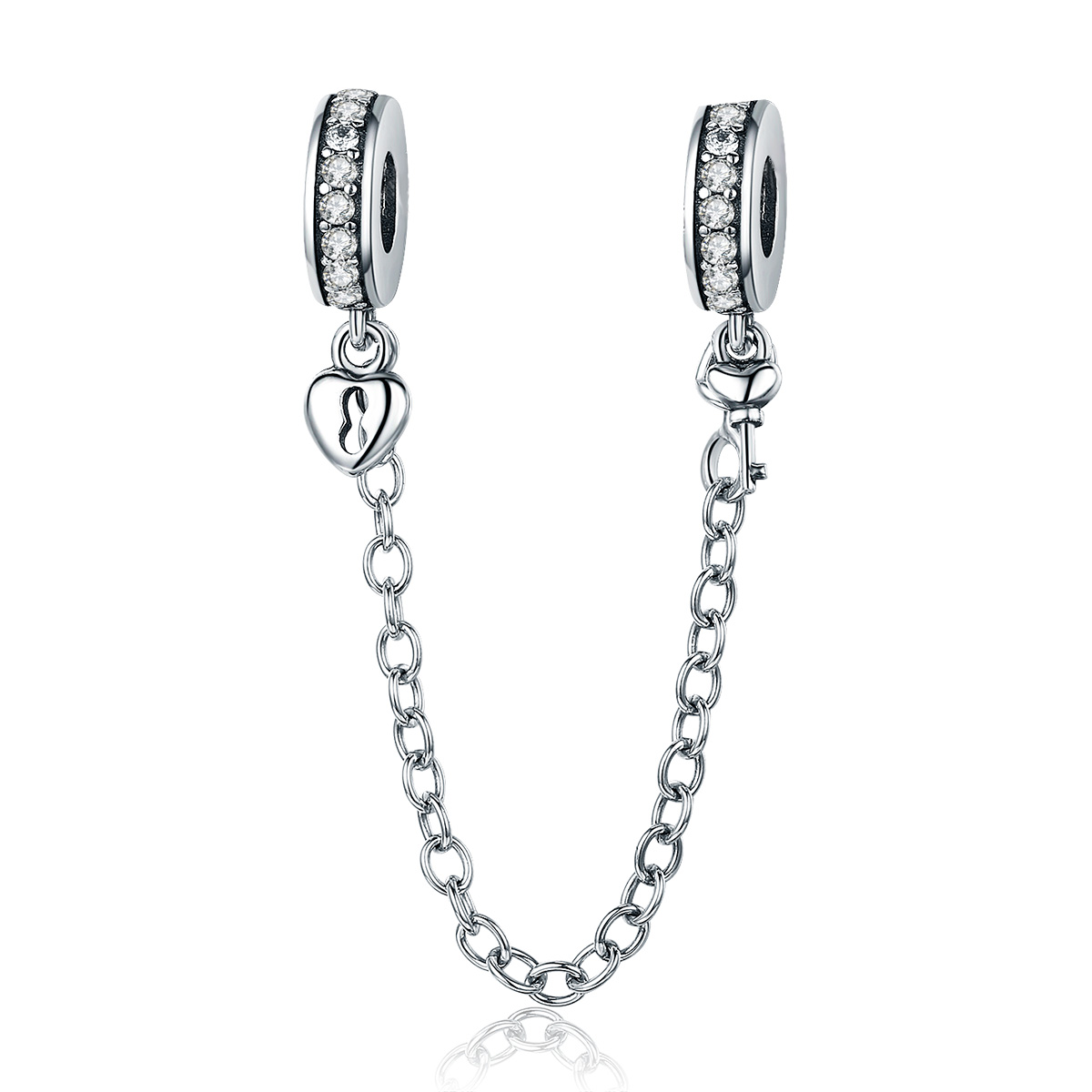 Pandora Style Enige liefde Veiligheidsketting - SCC606 Pandora Style Enige liefde Veiligheidsketting - SCC606
