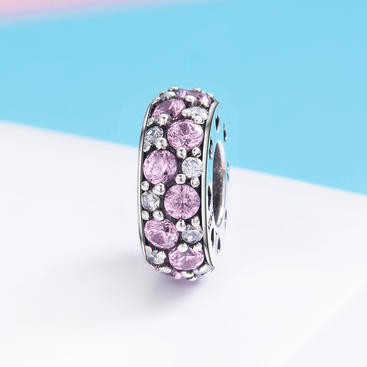 Pandora Style Hart Spacer Bedel - SCC635