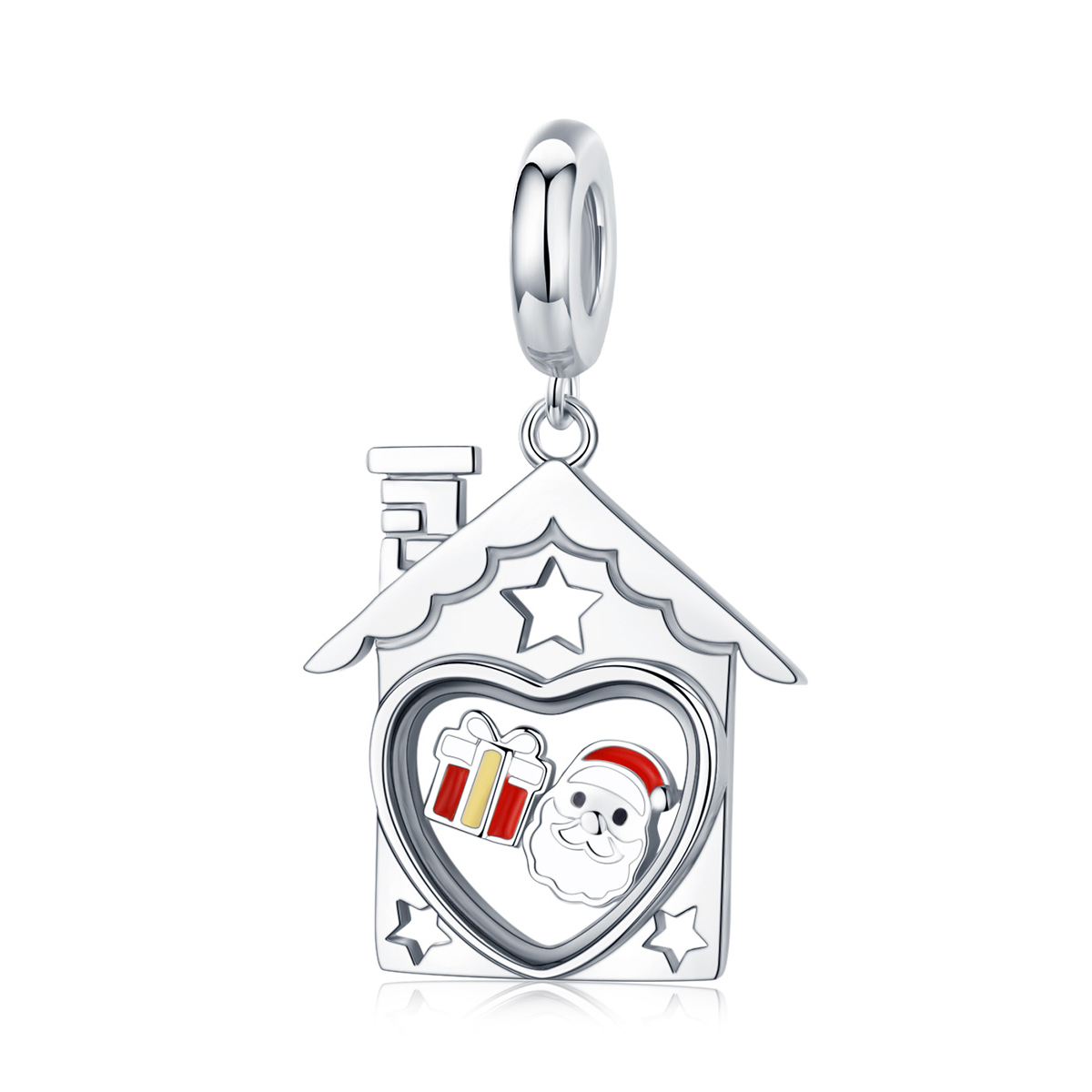 PANDORA Kerstman Hangende Bedel - SCC1357 PANDORA Kerstman Hangende Bedel - SCC1357