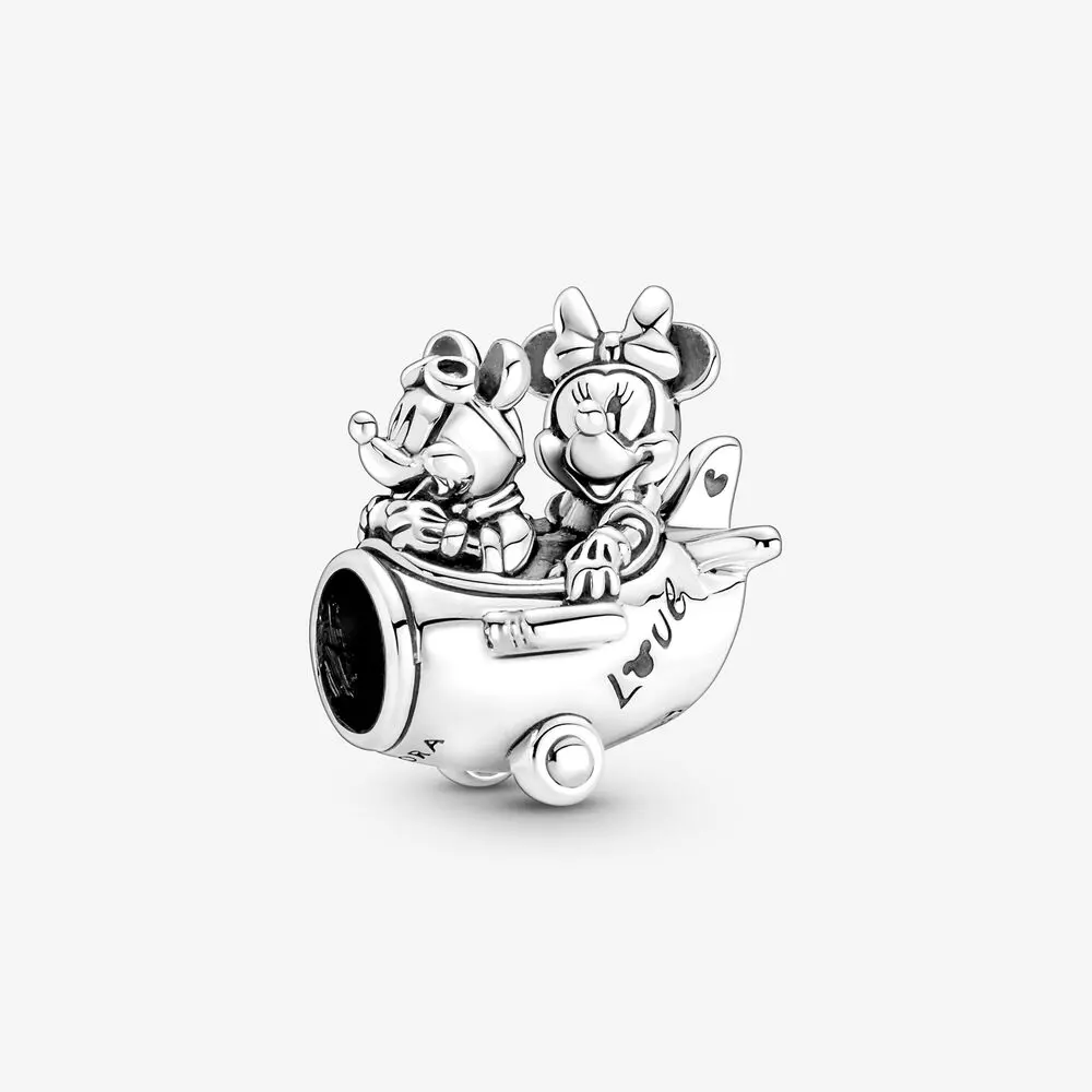 PANDORA Disney Mickey Mouse & Minnie Mouse Vliegtuig Bedel - 790108C00