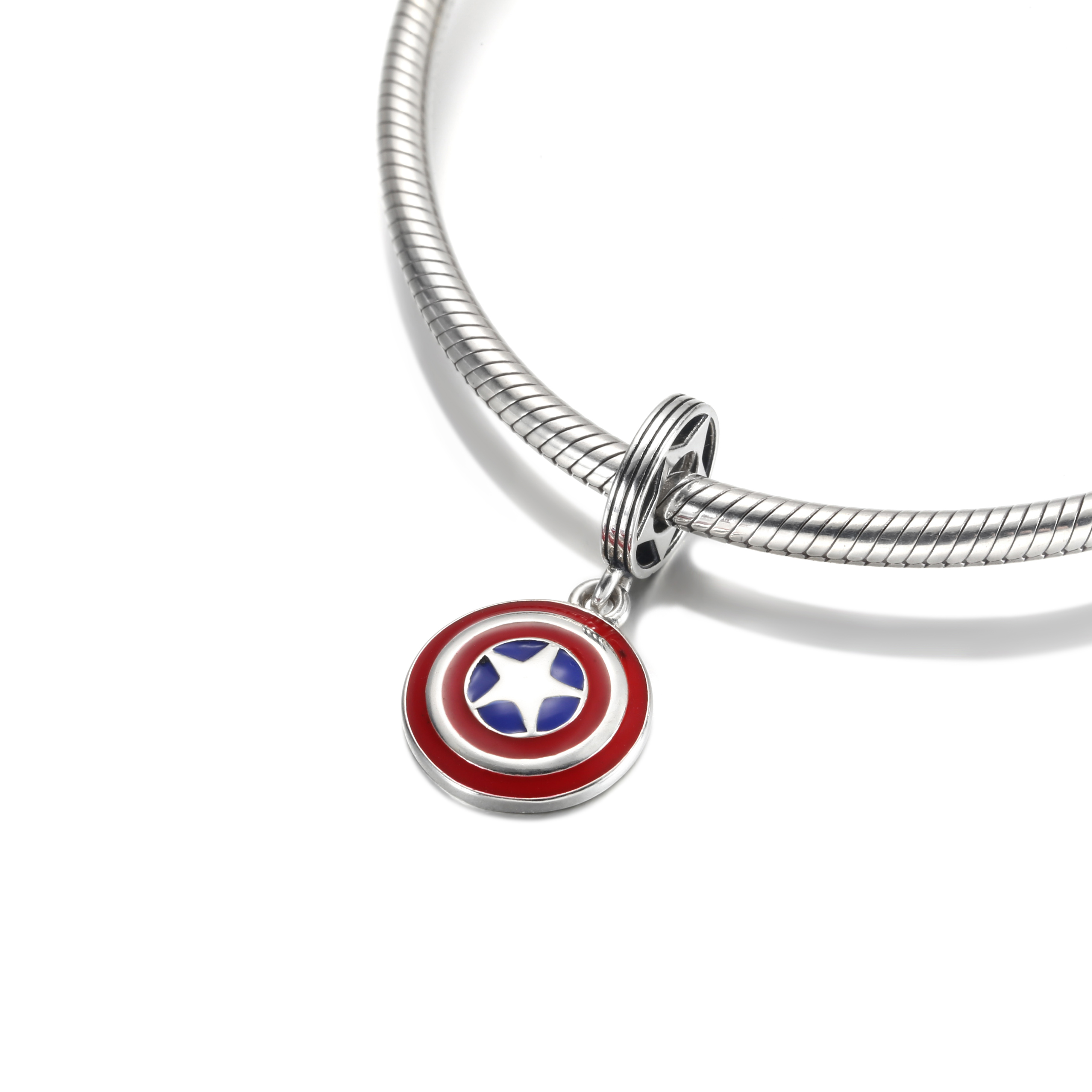 PANDORA Marvel The Avengers Captain America Schild Hangende Bedel - 790780C01
