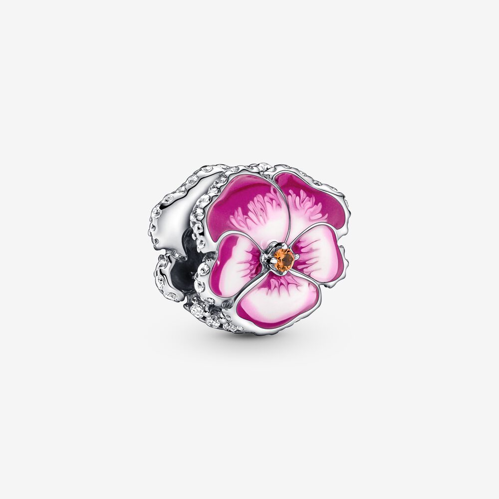 PANDORA Roze Viooltje Bedel - 790777C01