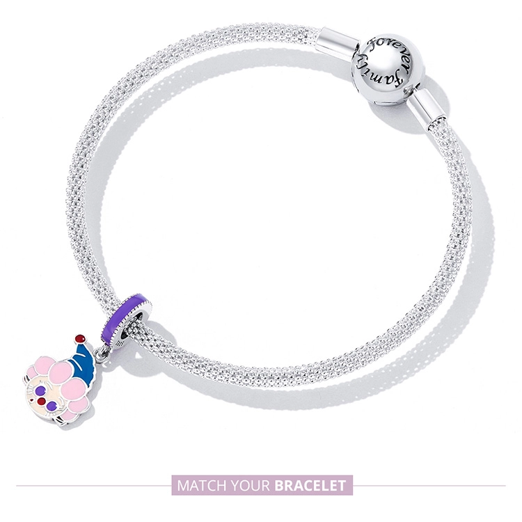 (afbeelding voor) Pandora Style Leuke Clown Hangende Bedel - SCC2236 - Bekijken 8