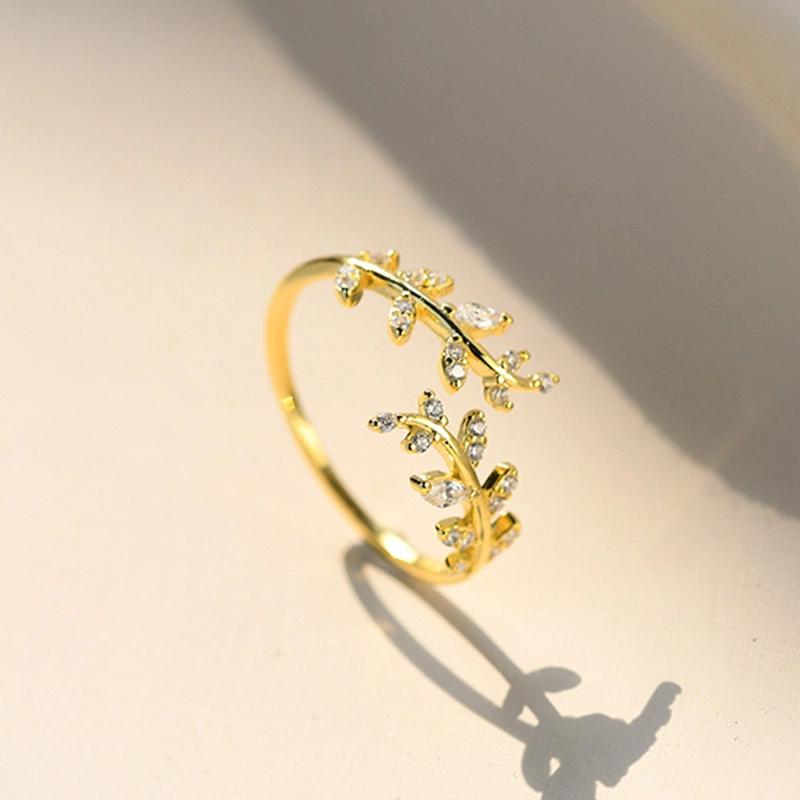 (afbeelding voor) Pandora Style Delicate bladeren Open Ring - BSR241-B - Bekijken 4