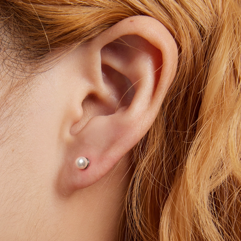 (afbeelding voor) Pandora Style Parel Oorknopjes - BSE630-AL - Bekijken 5