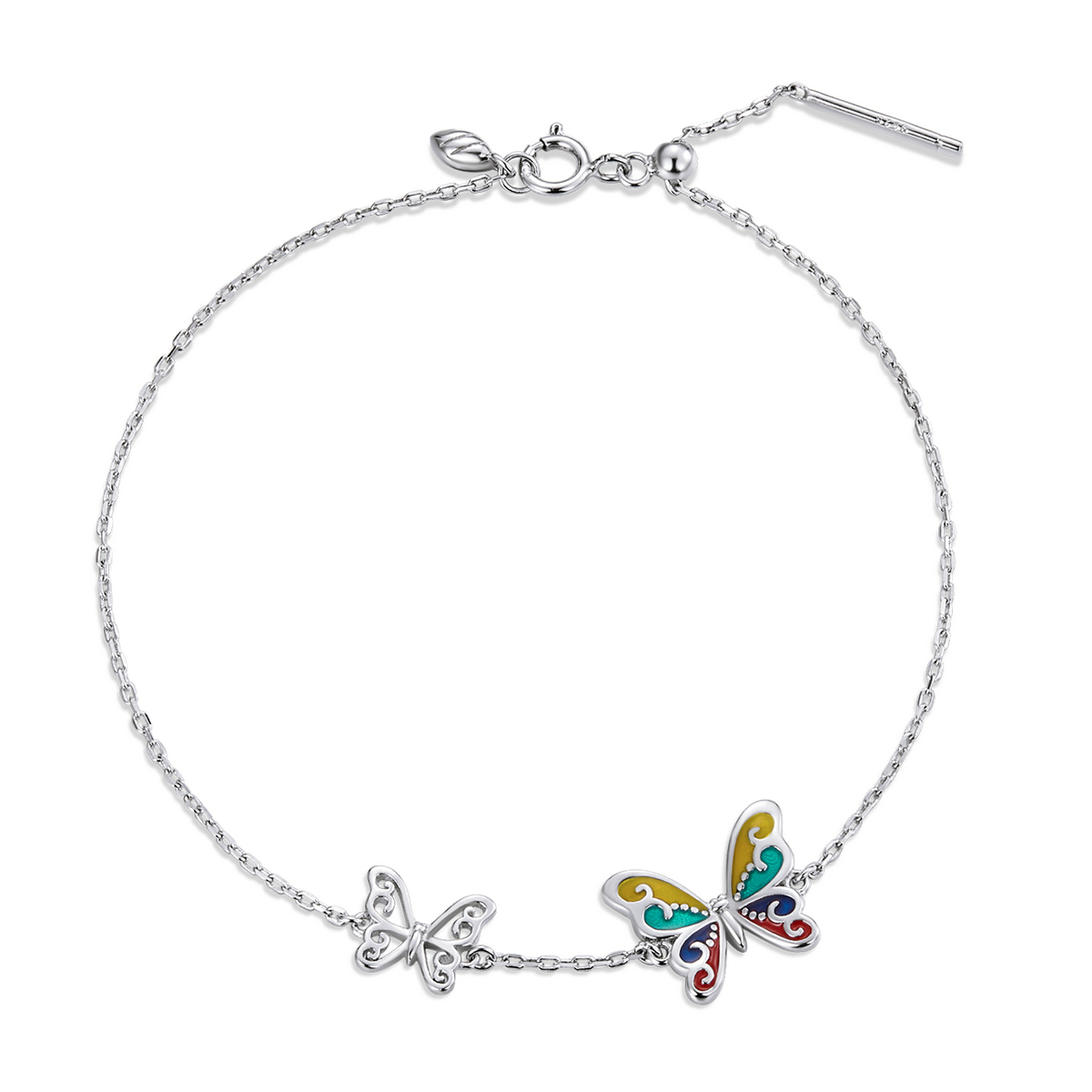 Pandora Style Briljante vlinder Armband - SCB228 Pandora Style Briljante vlinder Armband - SCB228