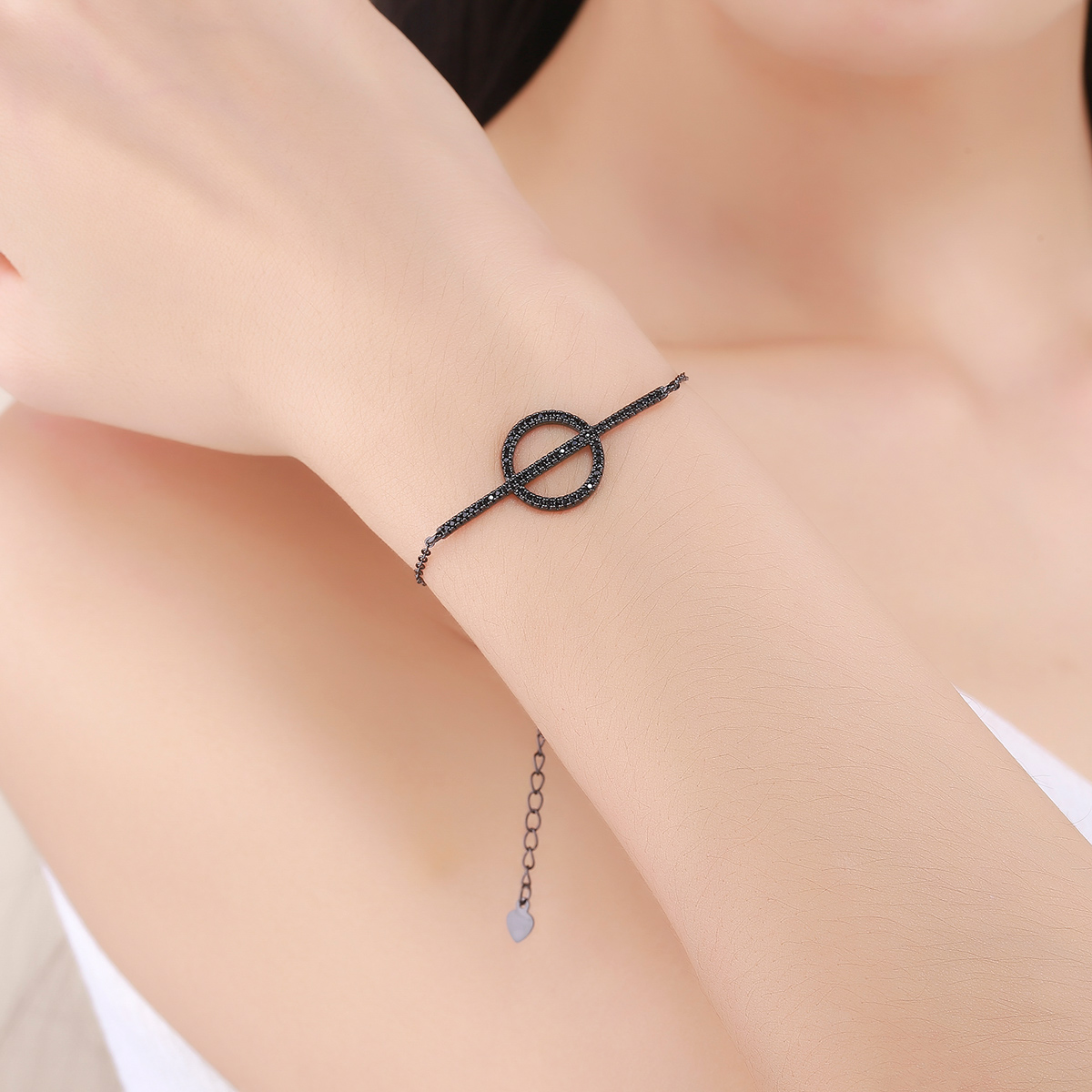 Pandora Style Eenvoudige geometrie Armband - VSB011