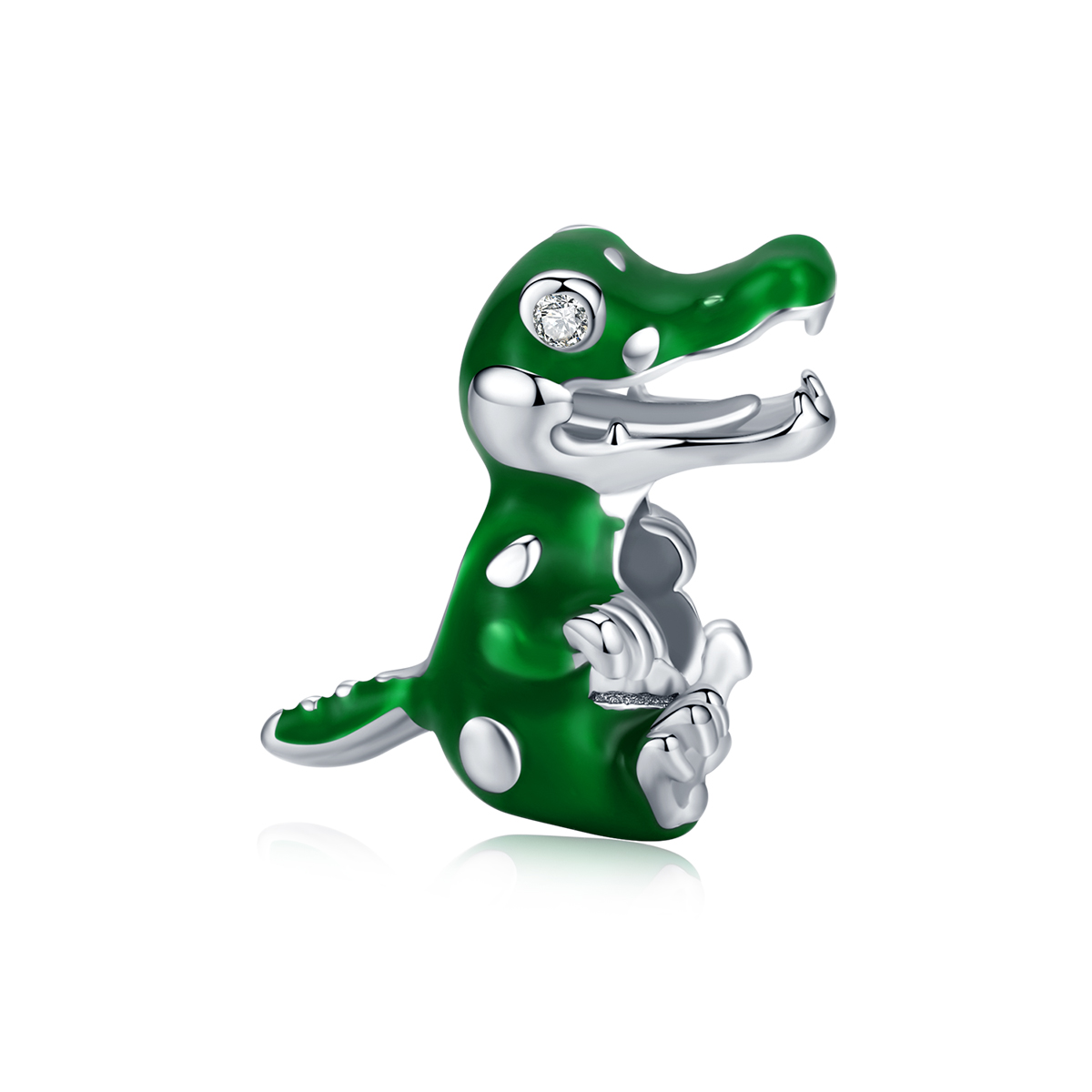 Pandora Style Baby Krokodil Bedel - BSC190 Pandora Style Baby Krokodil Bedel - BSC190