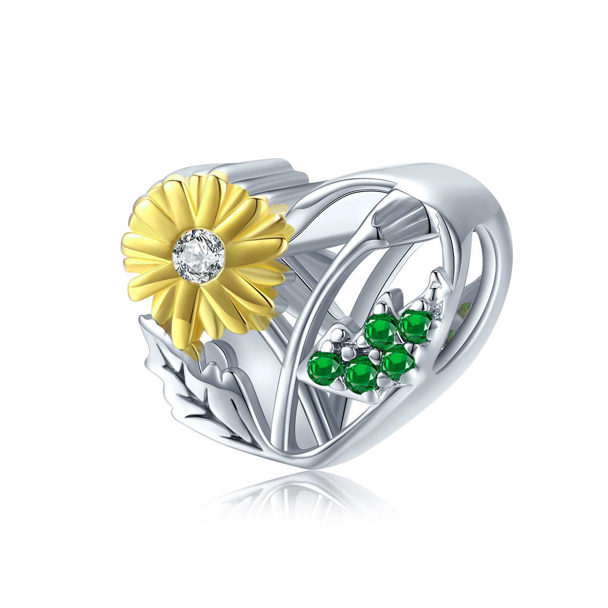 Pandora Style Daisy Verhaal Bedel - BSC284 Pandora Style Daisy Verhaal Bedel - BSC284