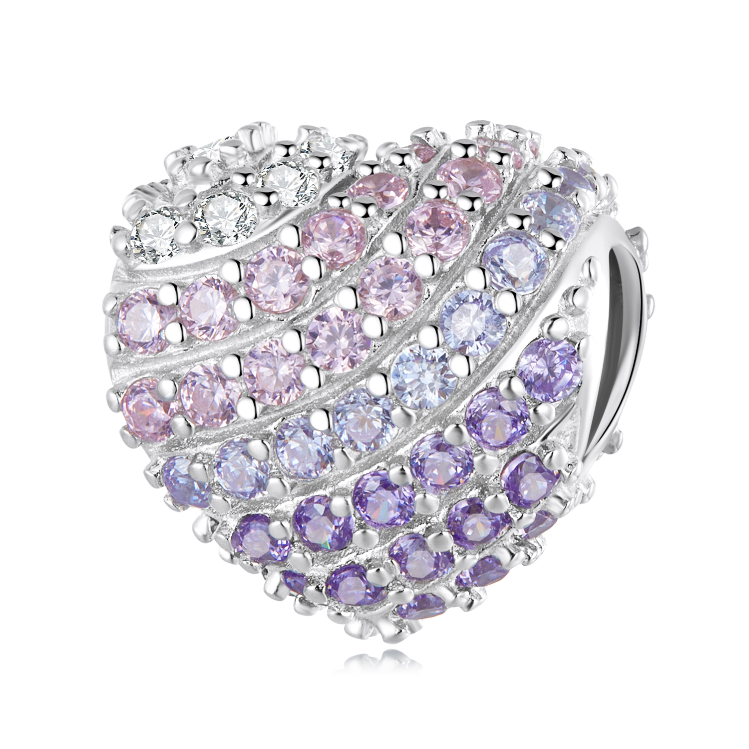 Pandora Style Gradiënt Hart Bedel - BSC624 Pandora Style Gradiënt Hart Bedel - BSC624