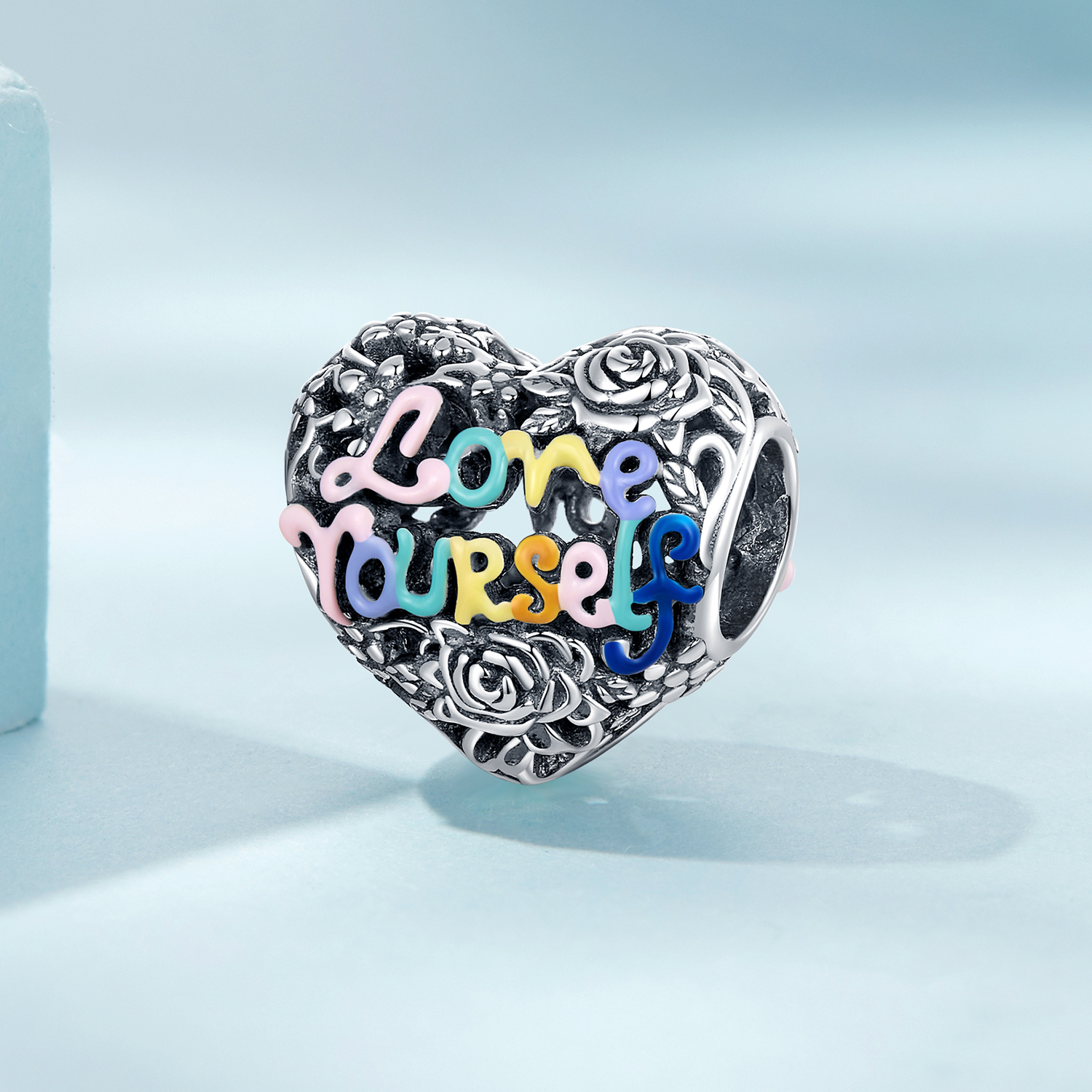 Pandora Style Hart patroon Bedel - SCC2354