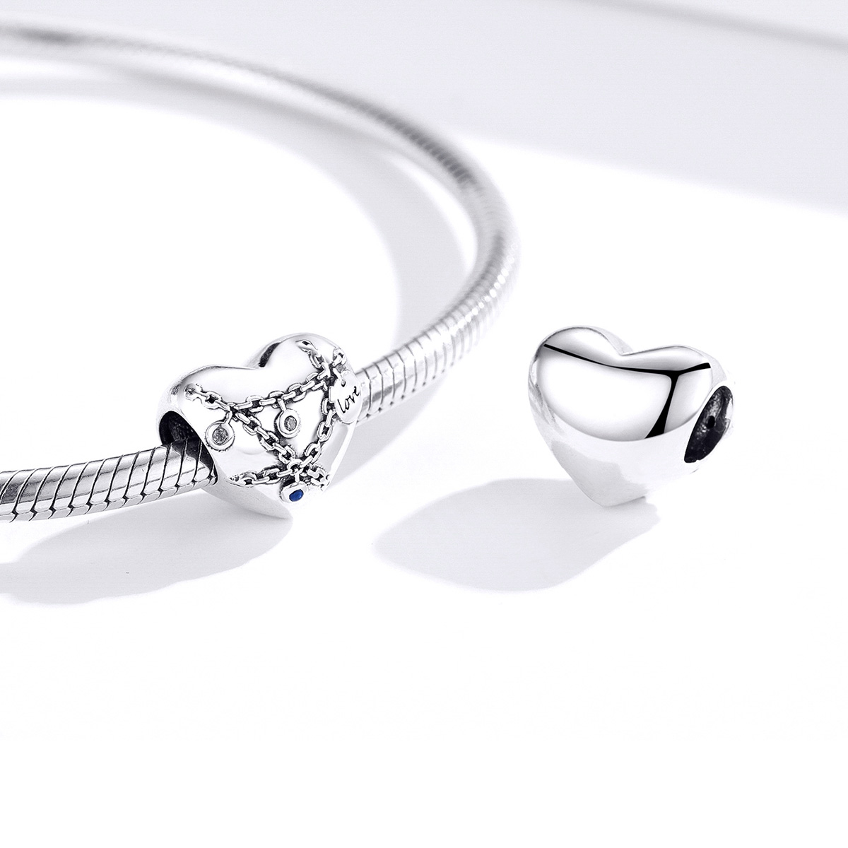 Pandora Style Hartslot Bedel - SCC1538