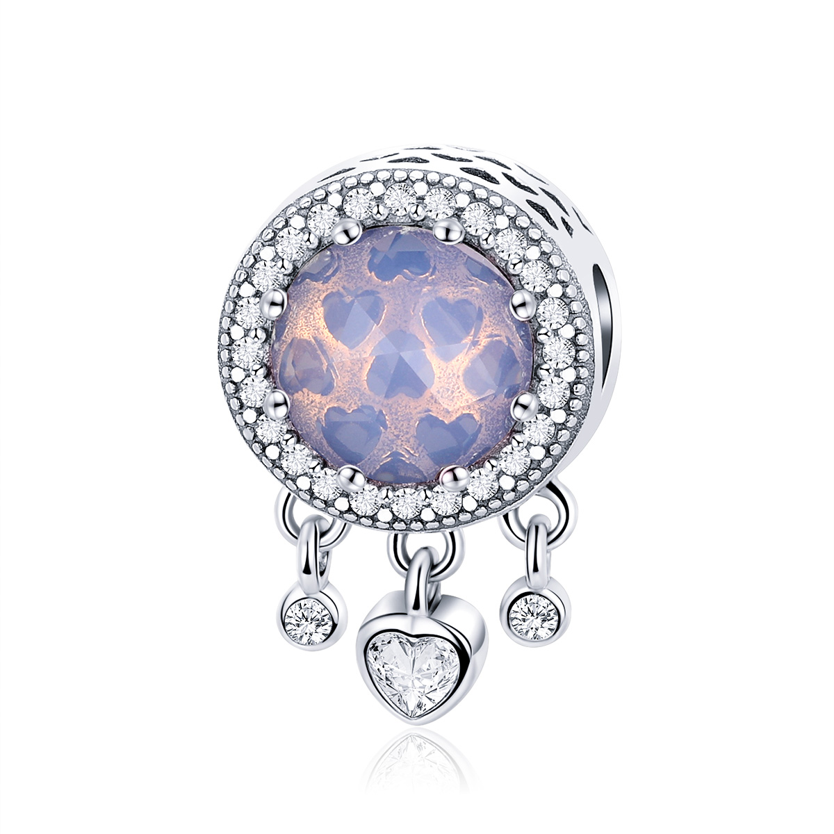 Pandora Style Helder hart Bedel - SCC999 Pandora Style Helder hart Bedel - SCC999