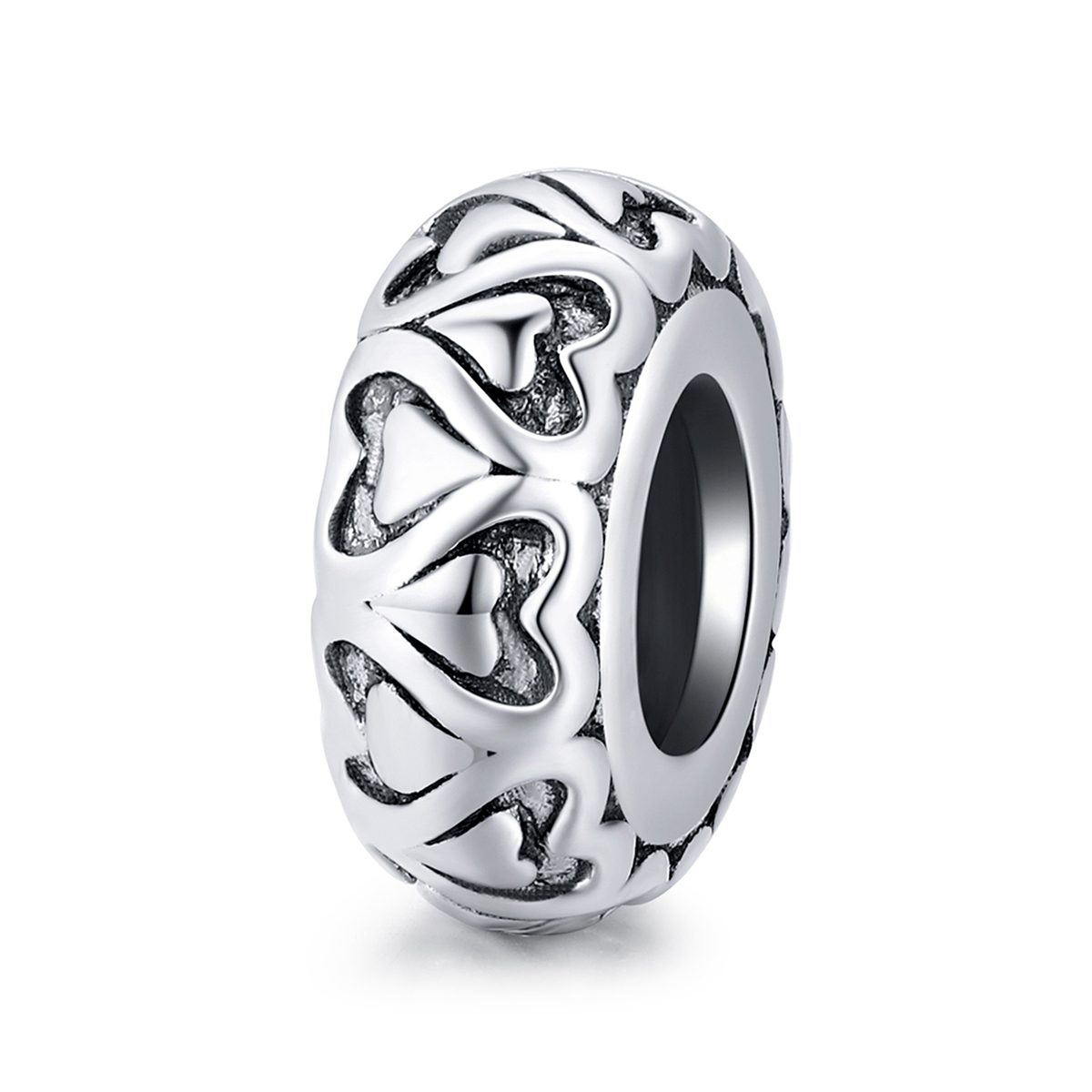Pandora Style Kant Liefde Spacer Bedel - SCC1949