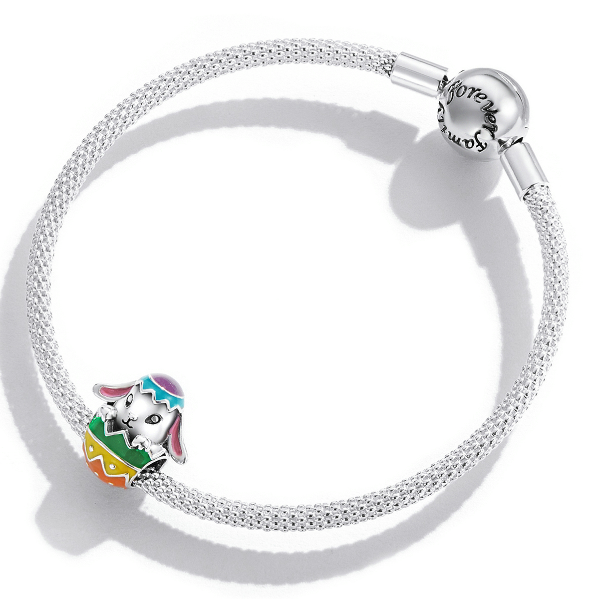 Pandora Style Konijn eieren Bedel - SCC2117