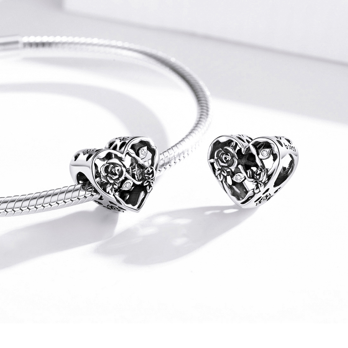 Pandora Style Rose Liefde Bedel - BSC475