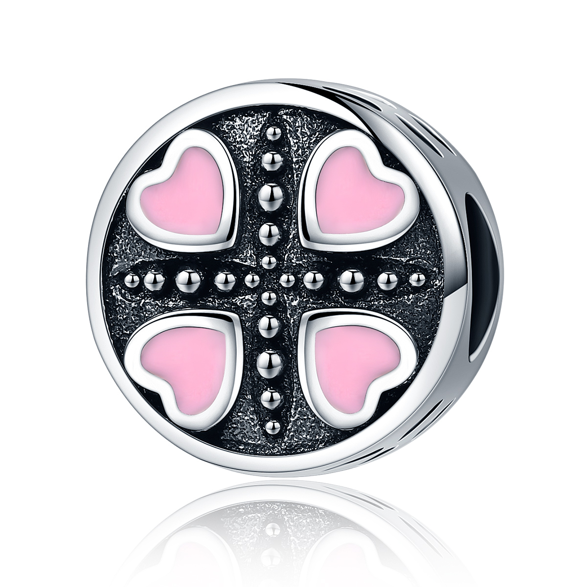 Pandora Style Roze Liefde Bedel - SCC157 Pandora Style Roze Liefde Bedel - SCC157