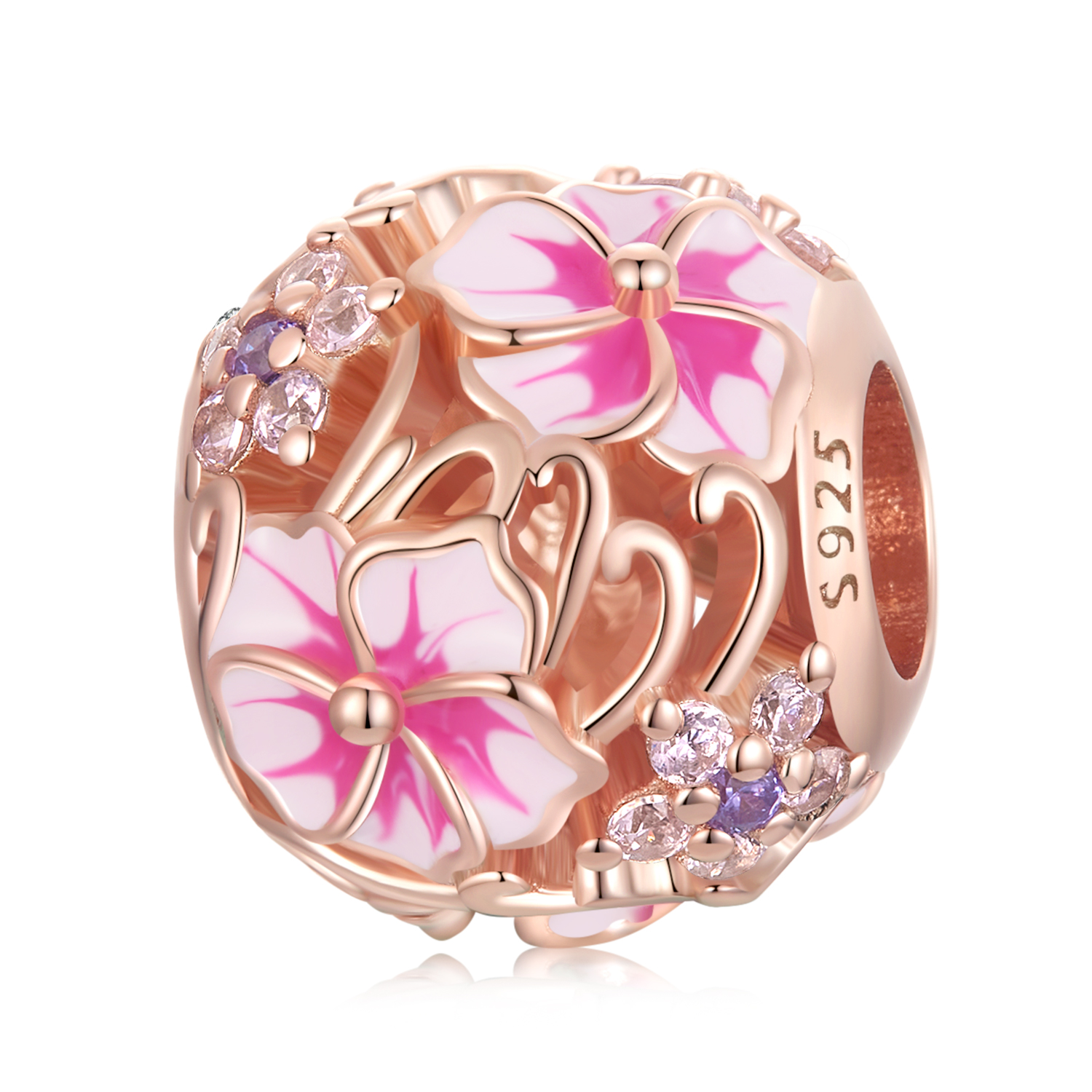 Pandora Style Roze Sakura Bedel - BSC643 Pandora Style Roze Sakura Bedel - BSC643